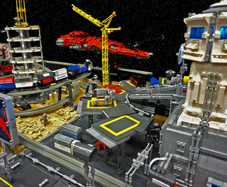 Illustration for article titled That's How You Build An Outer Space LEGO Colony
